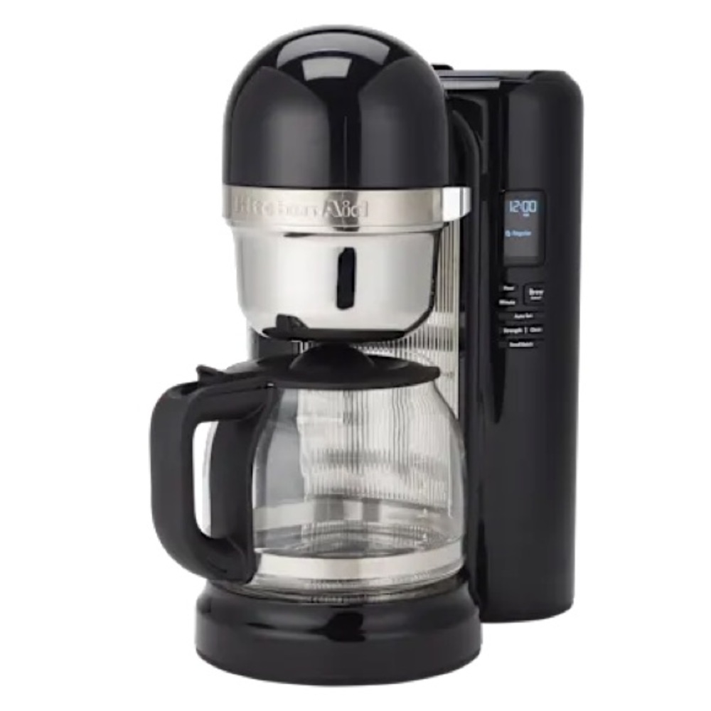 KitchenAid KCM1204OB 12 Cup Filter Coffee Machine Black Digital Display
